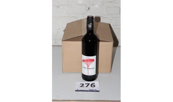 12 flessen à 75cl rode wijn Lami Nervois, 2019